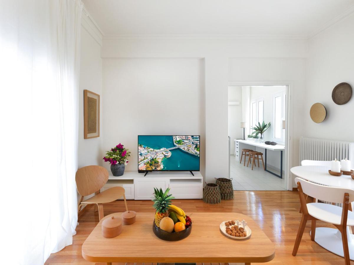 Modern Penthouse Overlooking Halkis Chalkís Kültér fotó